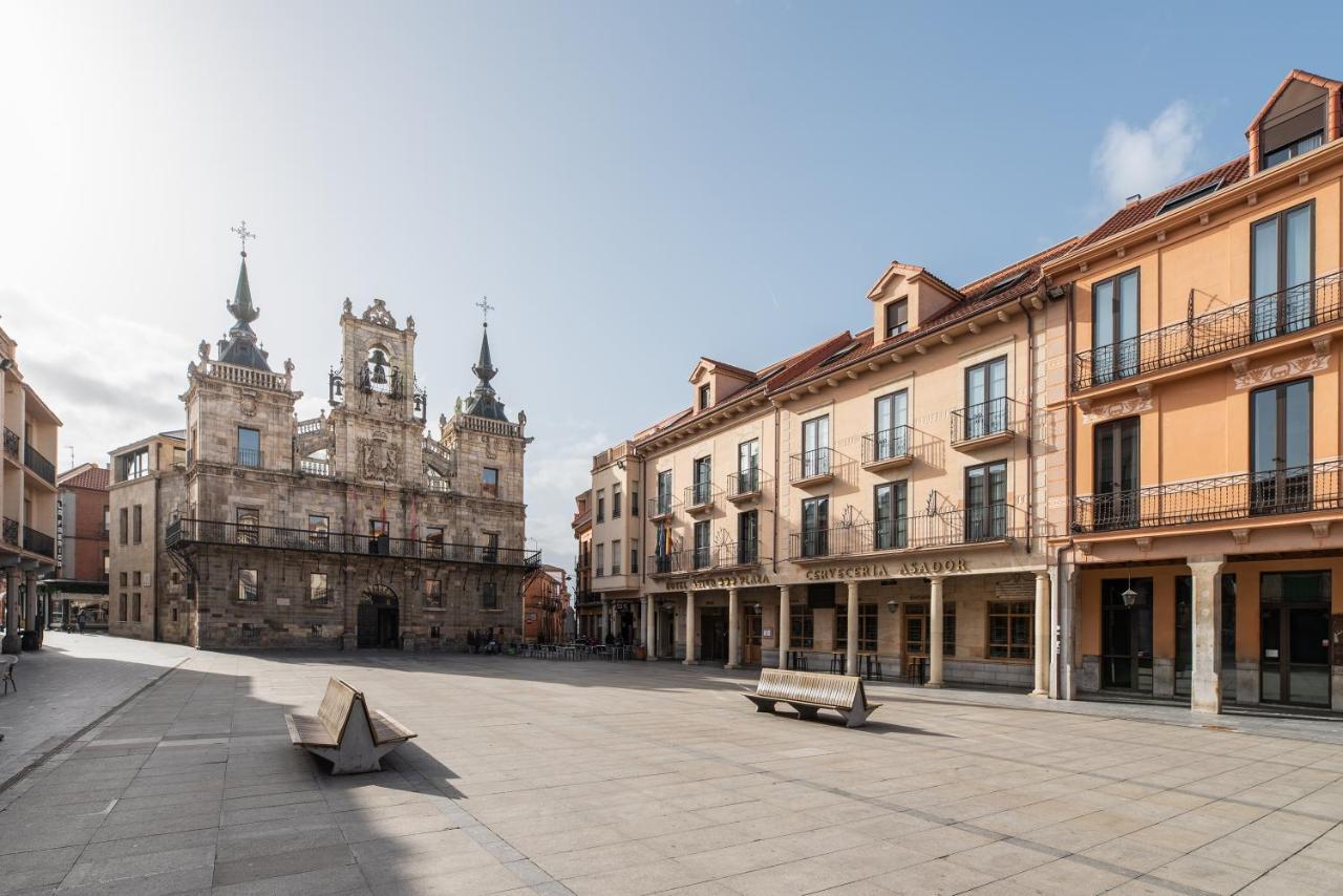 Exe Astur Plaza Hotel Astorga Exterior foto