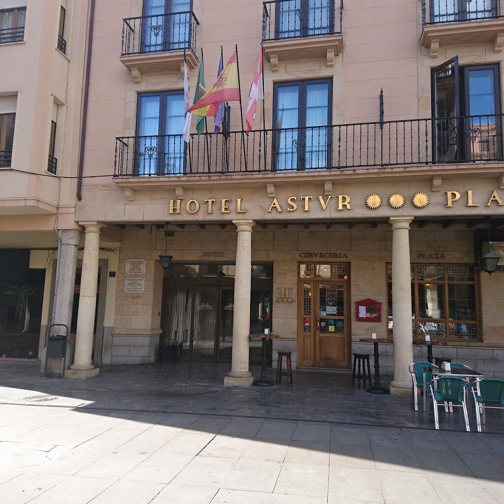 Exe Astur Plaza Hotel Astorga Exterior foto
